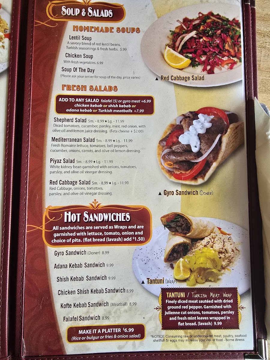 Anatolian Kitchen Menu - Image 4